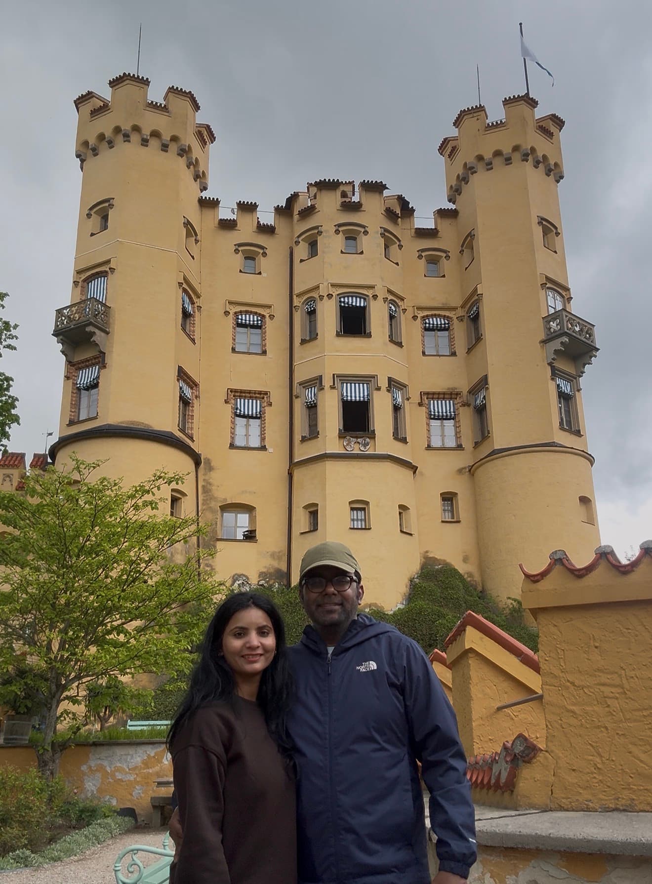 Hohenschwangau Castle above Alpsee