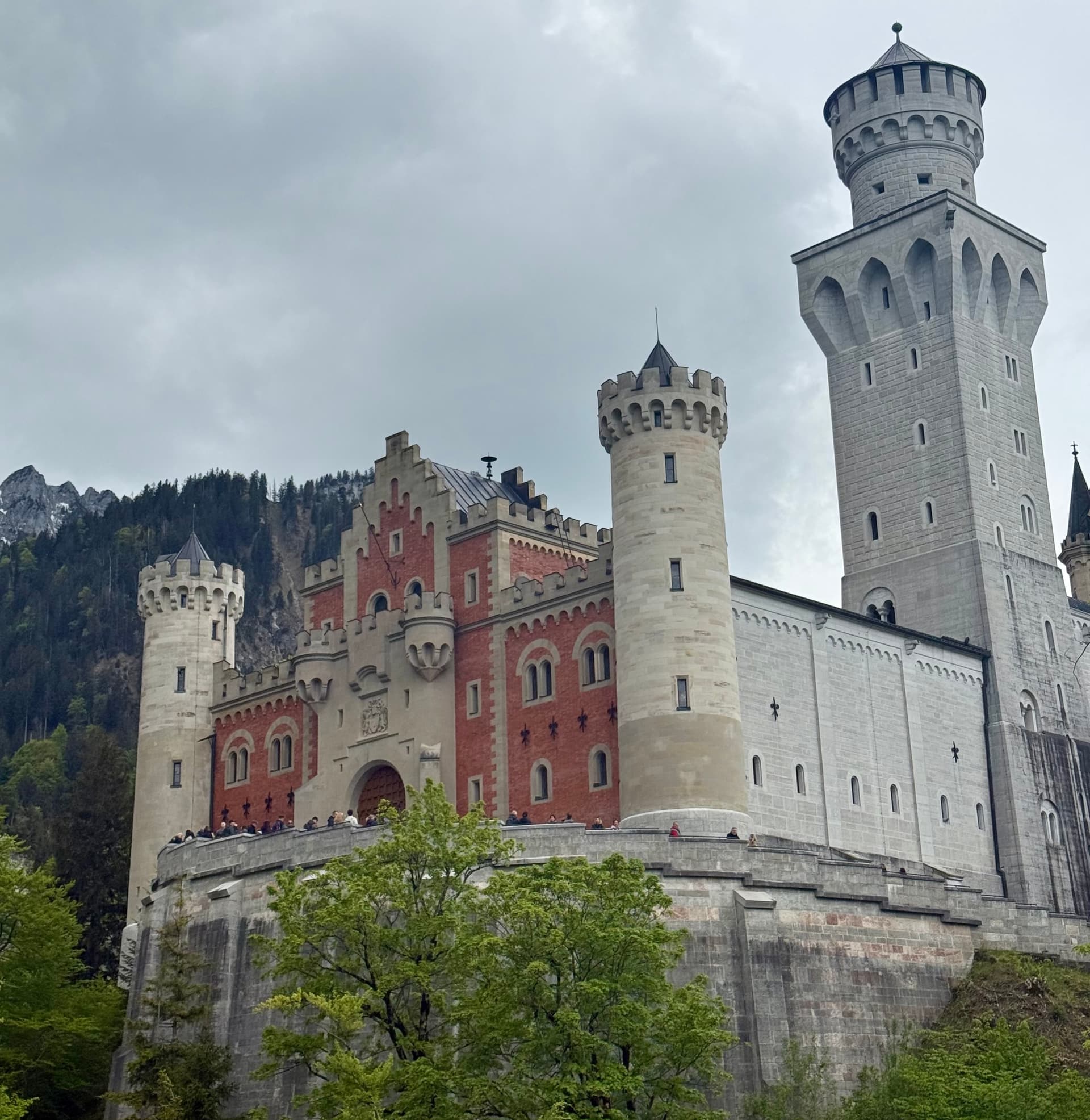 Neuschwanstein Castle up close