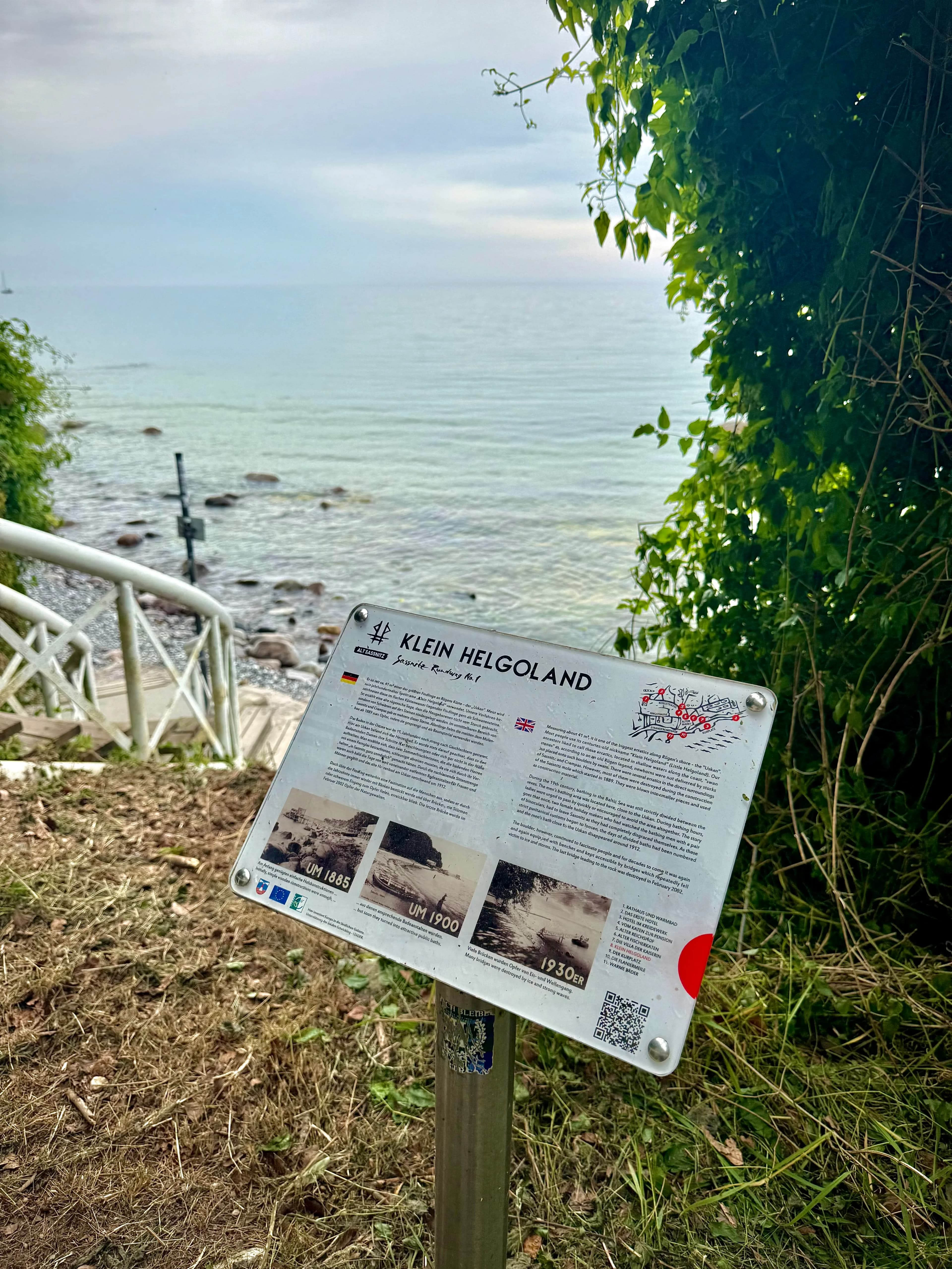 Klein Helgoland near the start of the Sassnitz hiking route