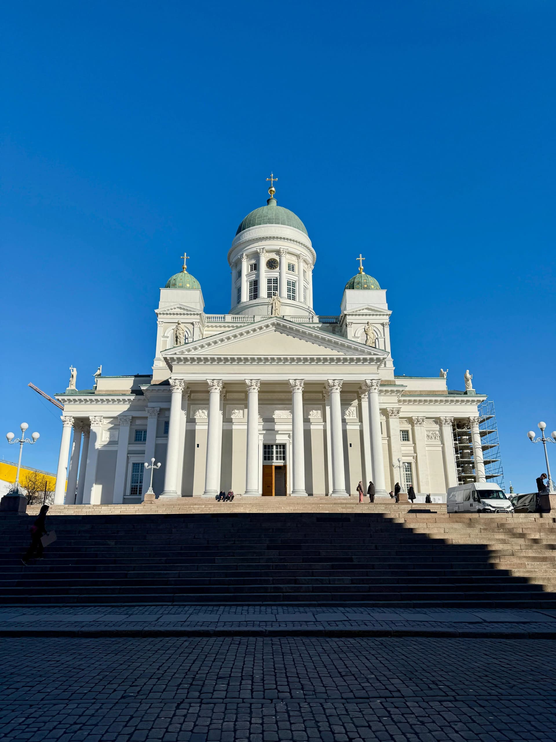 Helsinki cityscape by the Baltic Sea