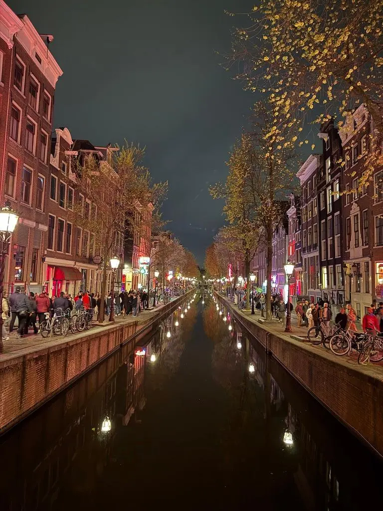 Amsterdam canals and iconic architecture