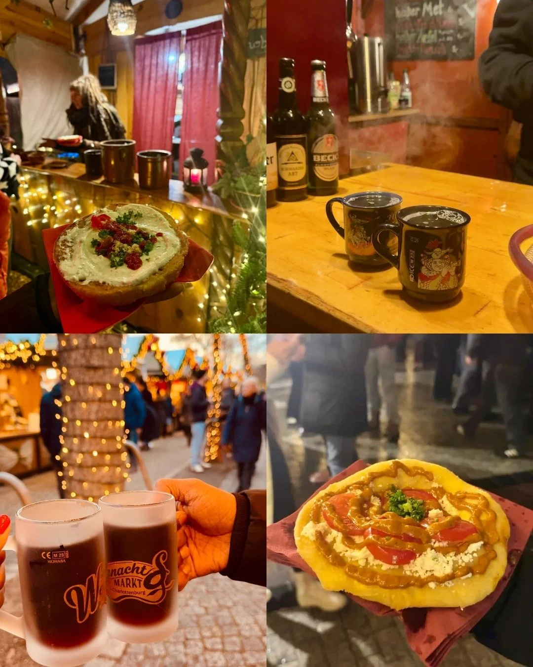 Christmas market food in Berlin