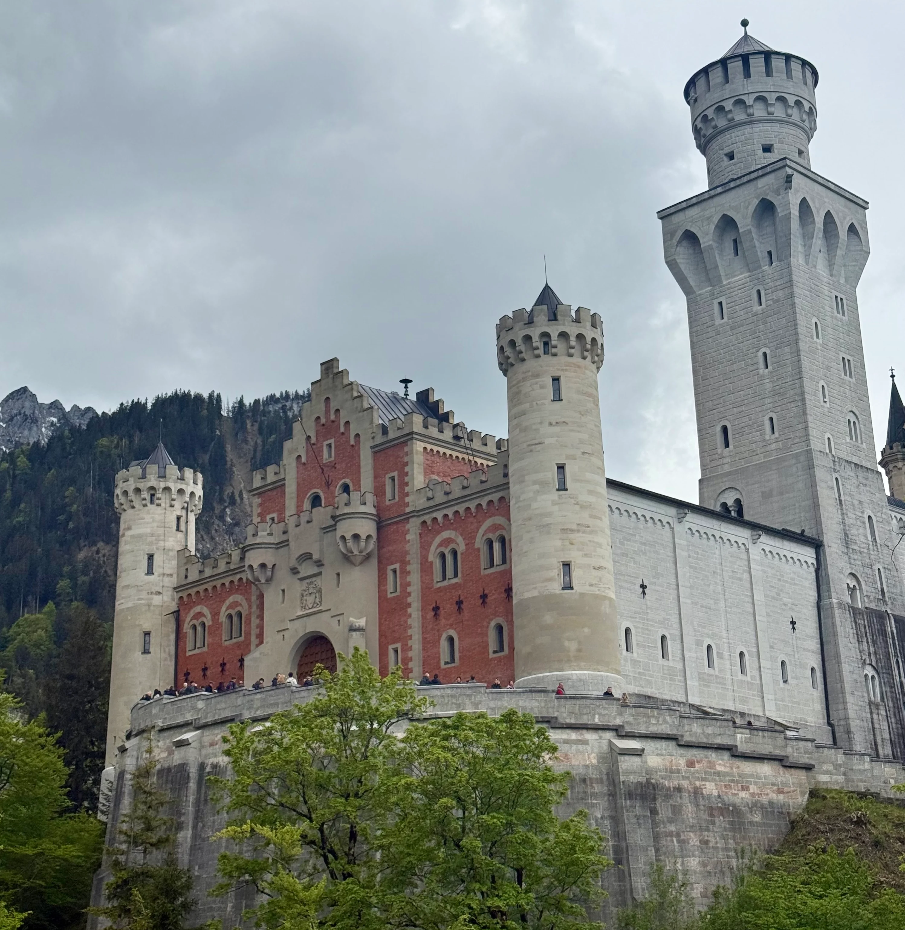Neuschwanstein Castle up close